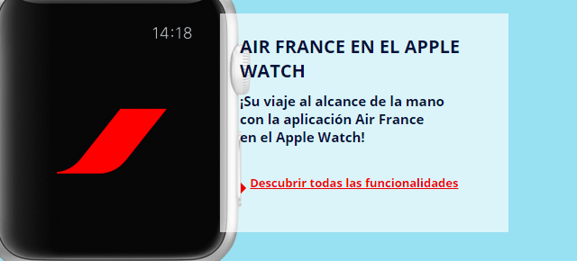 aplicación para apple watch de air france
