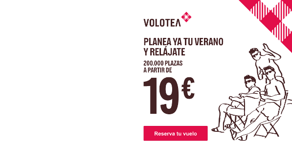 Vuelos en Volotea por 19 euros