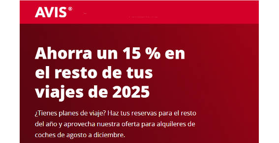 Avis alquiler coche 2025